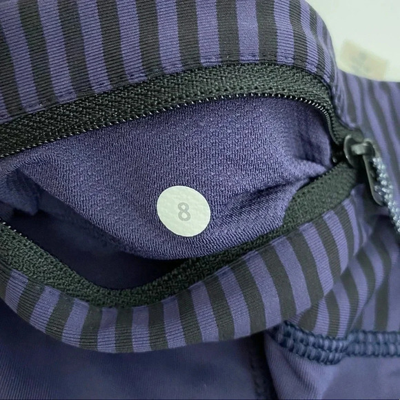 Lululemon Race With Grace Crop leggings in Cadet Blue/Purple Women’s Size 8 - Picture 6 of 6